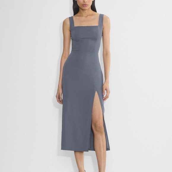 Babaton Dresses & Skirts - ARITZIA Babaton 90's Slit Midi Dress sz 10 , Vintage Navy